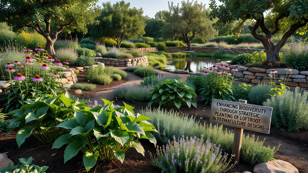 Enhancing Biodiversity Through Strategic Planting of Loftroot in Permaculture Designs